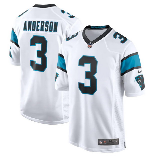 mens nike robbie anderson white carolina panthers game player jersey